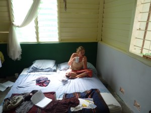 Eating all the biscuits