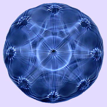 Water droplet responding to sound